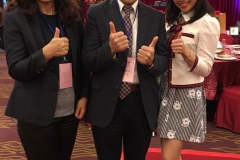 The middle one is our president of the pharmaceutical association
